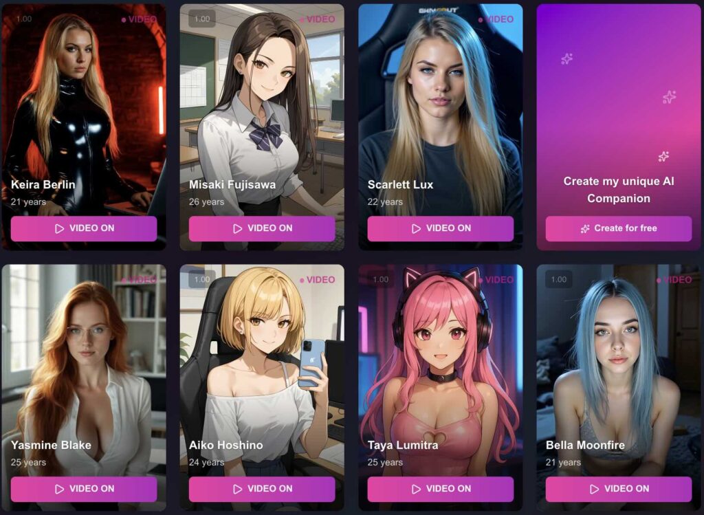 FlirtCam | The Best AI Girls FlirtCam