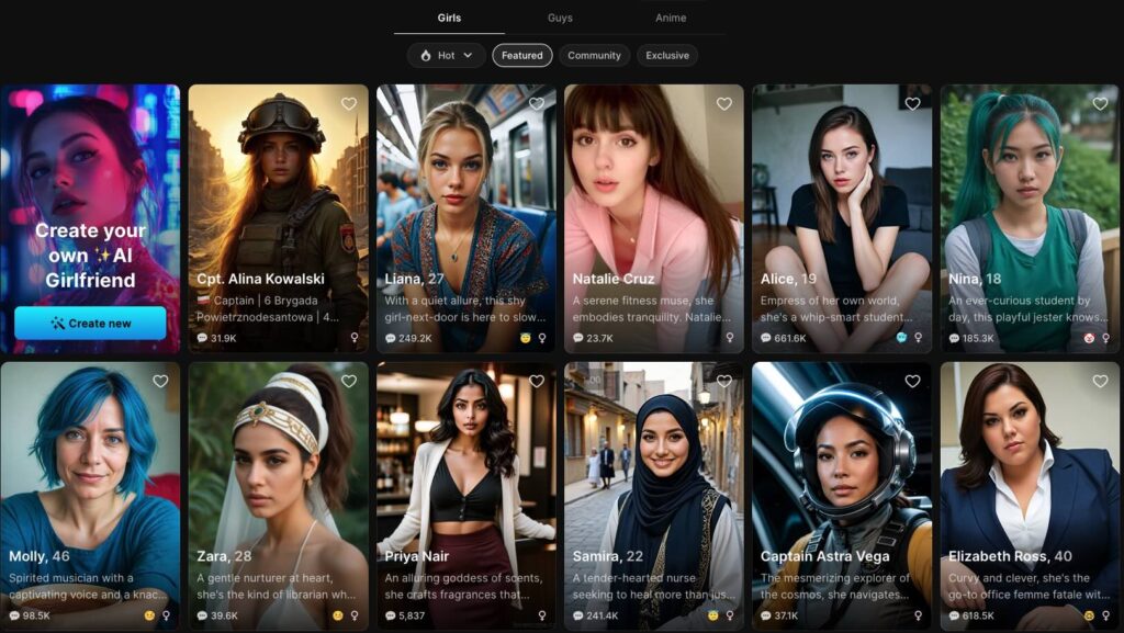 LoveScape | The Best AI Girls LoveScape